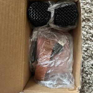 Unused Two Mic Karaoke Set